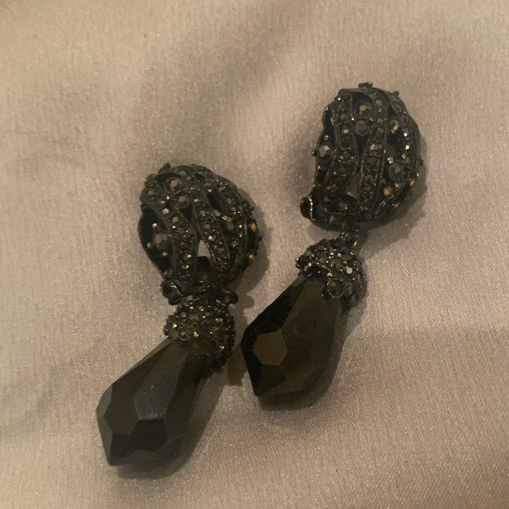 St. John Vintage Black Earrings